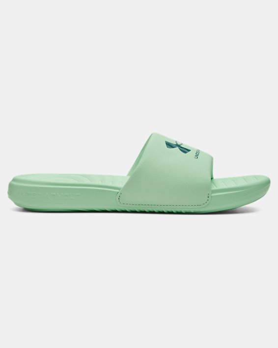 Women's UA Ansa Fixed Slides in Green image number 0